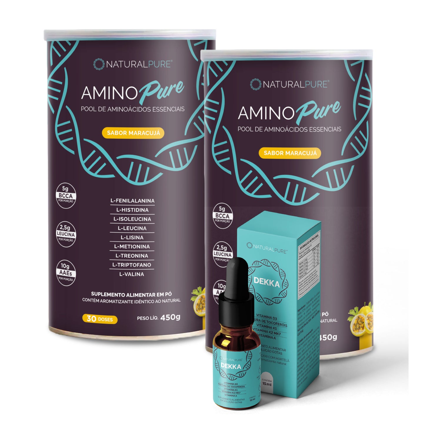 Compre 2 Amino Maracujá e Ganhe 1 Dekka