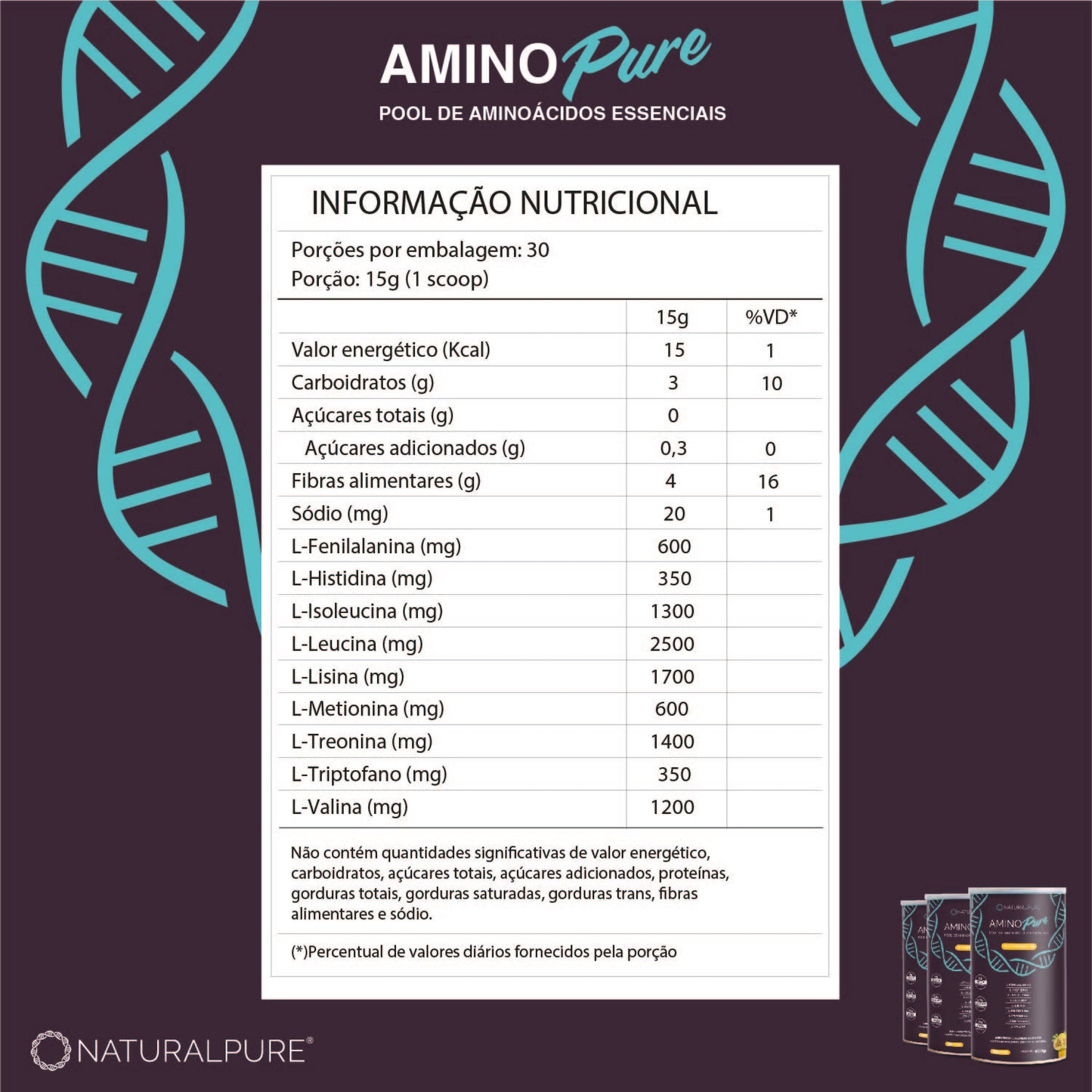 Amino Pure sabor Maracujá