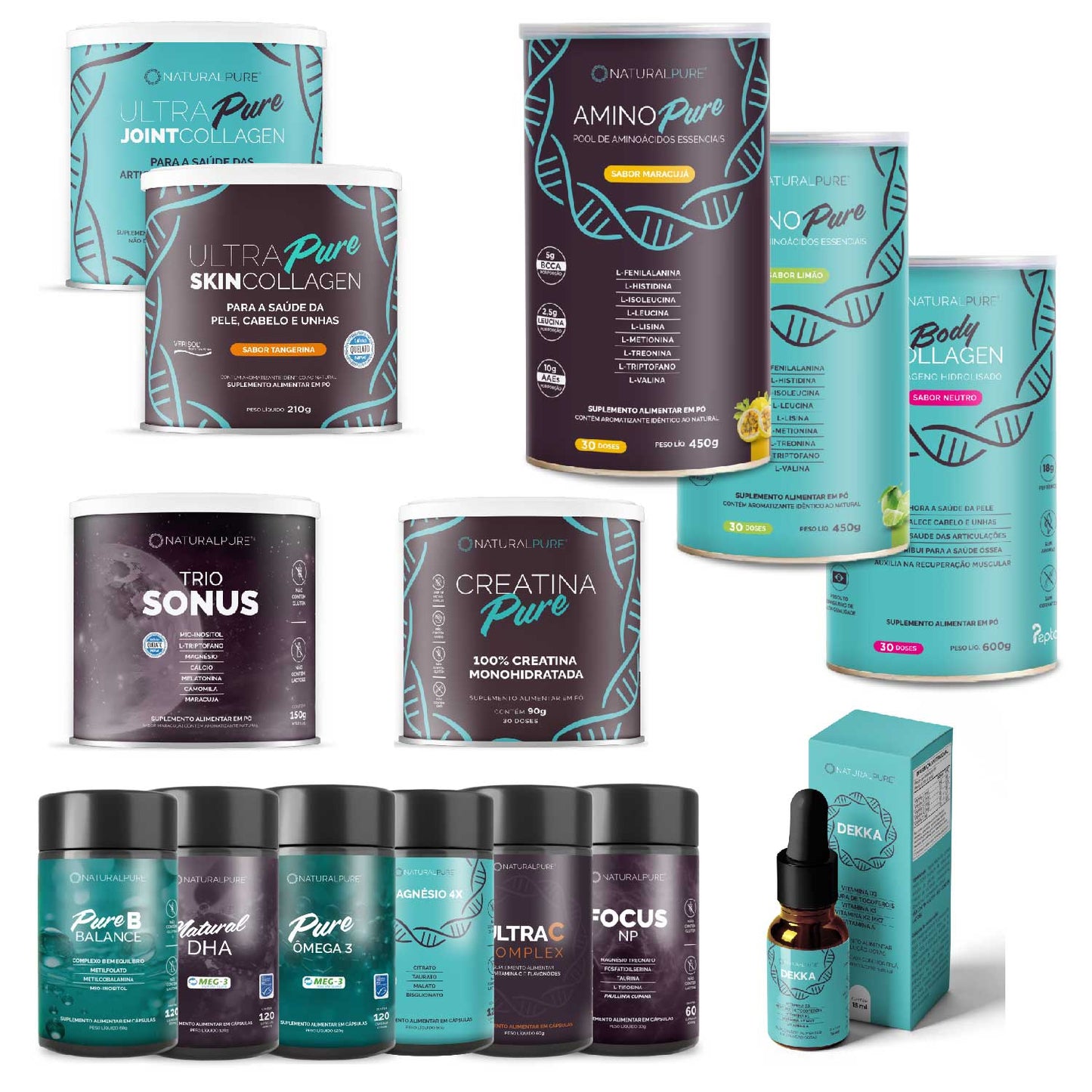 Linha Completa Natural Pure