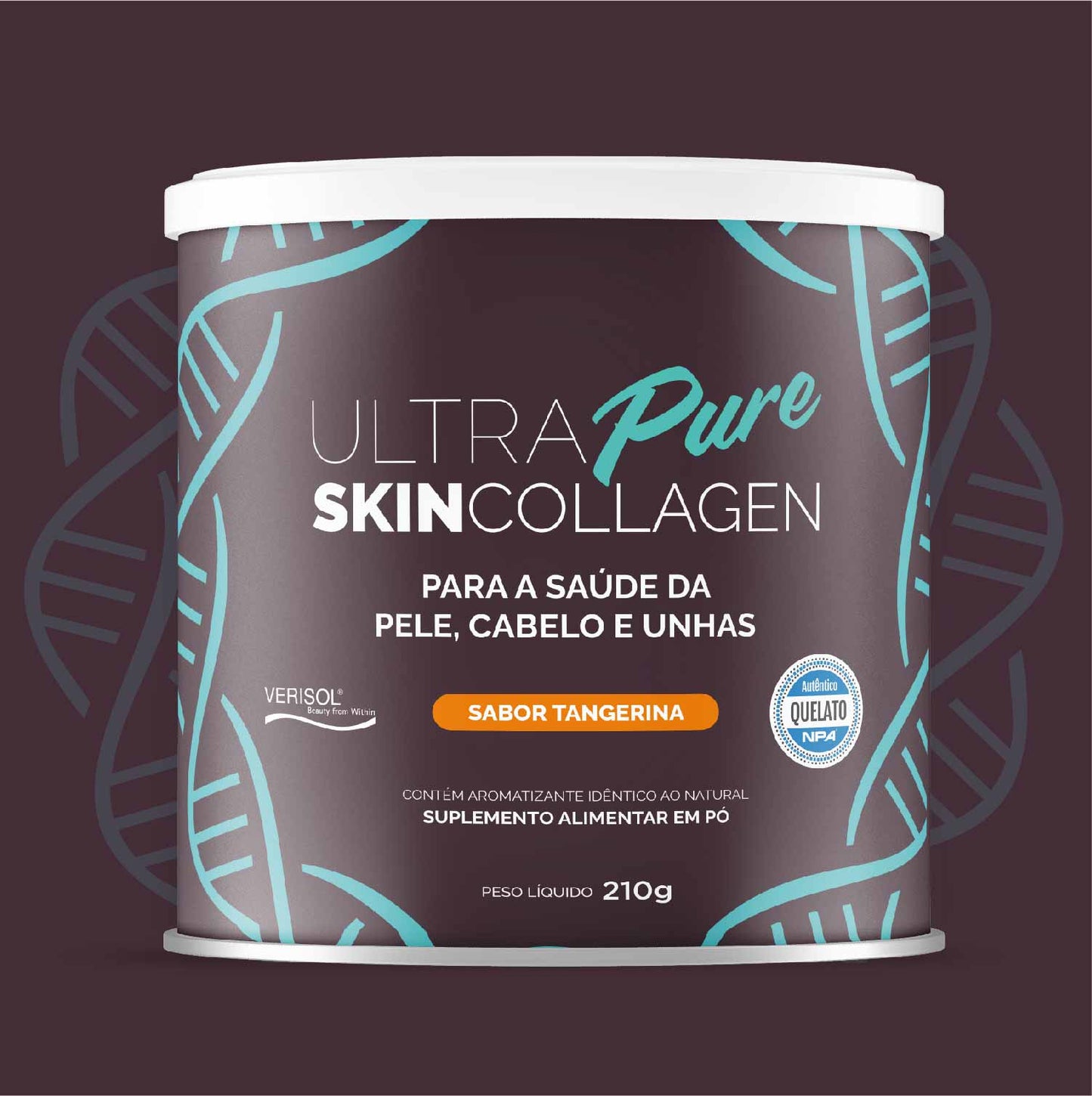 ULTRA Pure SKIN COLLAGEN LATA ROXA+