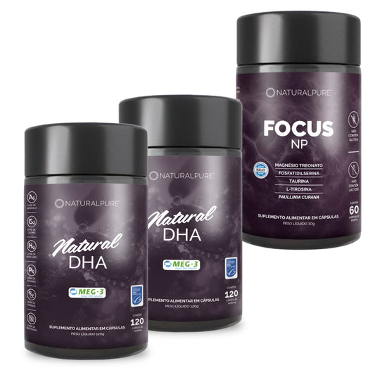 Compre 2 Natural DHA e Ganhe 1 Focus