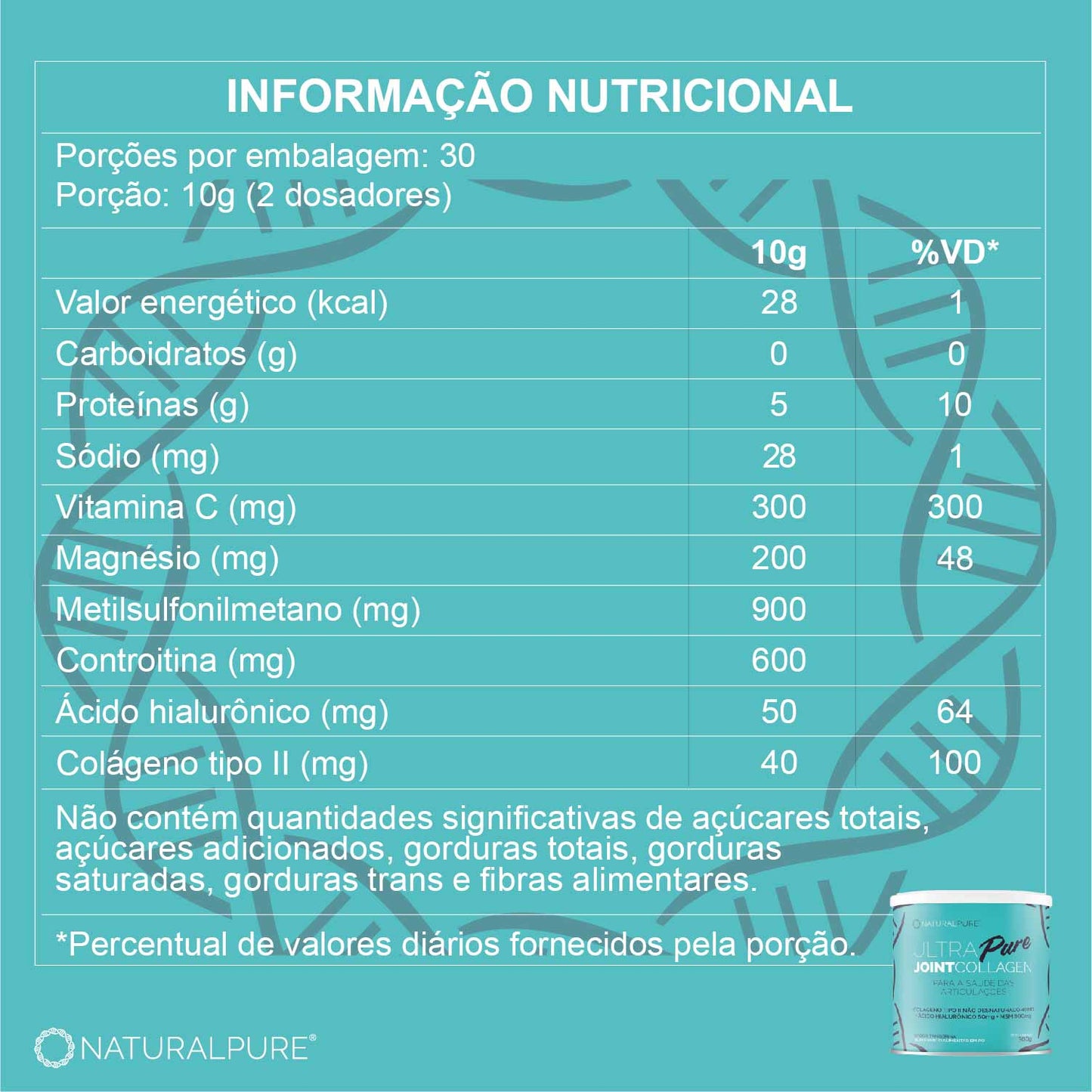 ULTRA Pure JOINT COLLAGEN Articulações LATA VERDE